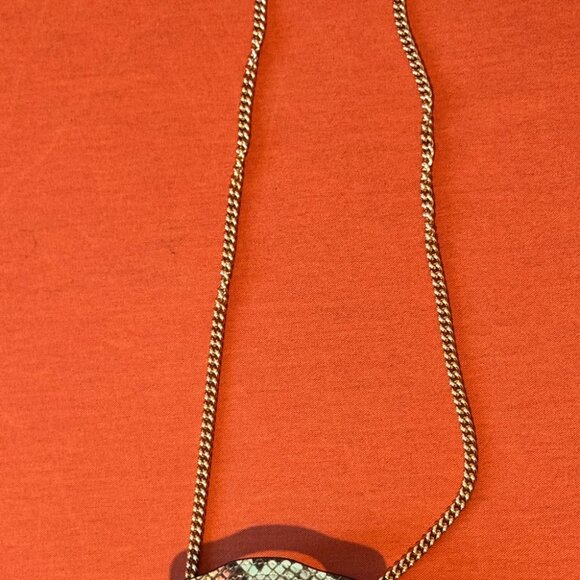 GUCCI Double G Python Marmont Top Handle Card Case wallet Crossbody evening bag - Picture 10 of 13